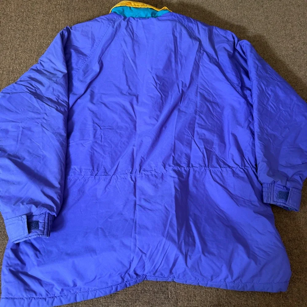 Vintage Sunbelt Sportswear Ski Jacket Purple Colorblock 90s Parka Mens XL B+ fit
